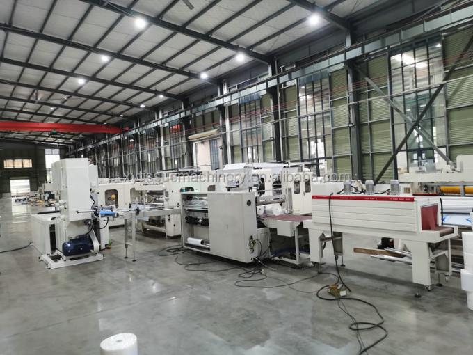 접착제 라미네이션 작은 화장실 종이 롤 만드는 기계 부엌 수건 재올림 기계 12