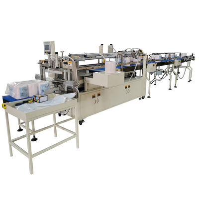 Semi Automatic 4/6 Rolls Per Bag Maxi Paper Towel Roll Bundle Packing Machine