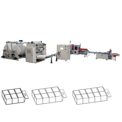 중국 6선 부드러운 도화 V 겹이 얼굴 조직 종이 제조 기계 생산 라인 공장